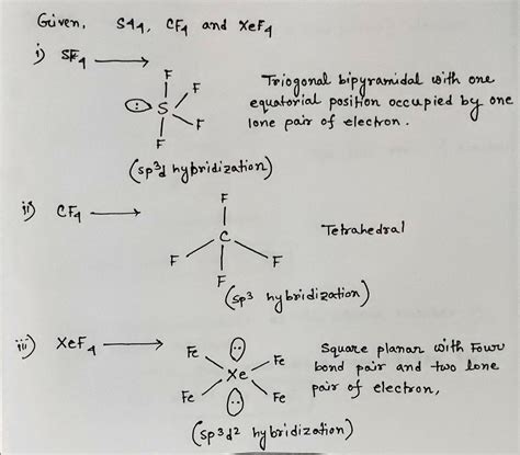 Molecular Geometry Of Xef4