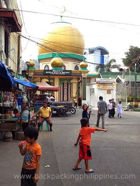 Backpacking Philippines Masjid Al Dahab Golden Mosque In Quiapo Manila