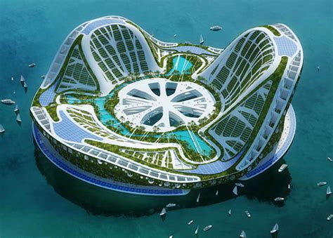 modern architecture modern floating ecopolis lilypad architecture design