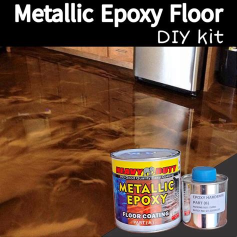 Metallic Epoxy Paint 1L METALLIC EPOXY FLOOR PAINT | Shopee Malaysia