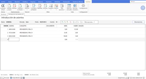 C C Mo Contabilizar Una Factura De Compras O Gastos