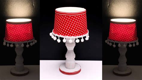 Diy Table Lamp Using Waste Materials Plastic Bottle Table Lamp