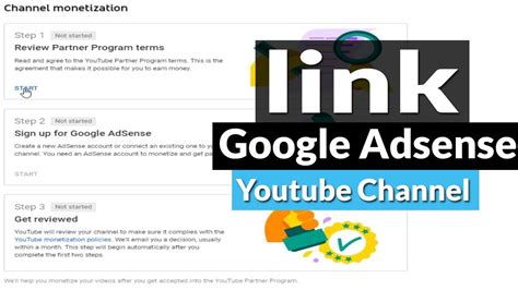 How To Link Google Adsense To Your Youtube Channel Tutorial