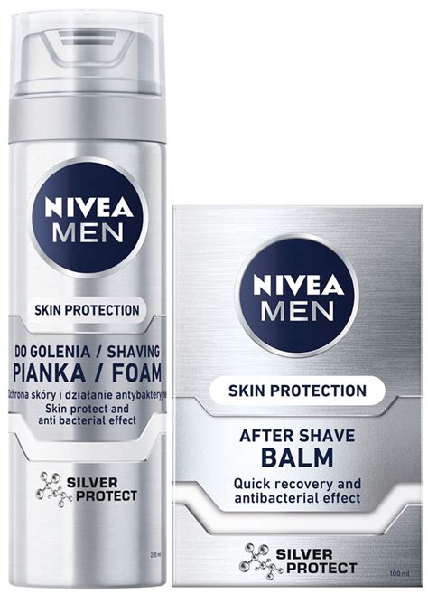 Nivea Men Silver Protect Balsam I Pianka Do Golenia 2 Szt Sklep