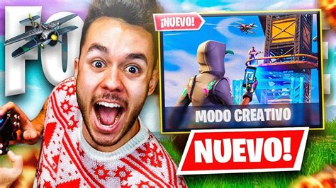 MI PRIMERA VEZ En El MODO CREATIVO De FORTNITE TheGrefg YouTube