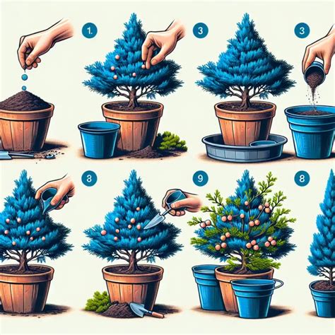 Container Gardening Growing Blue Point Juniper Enjoy Container