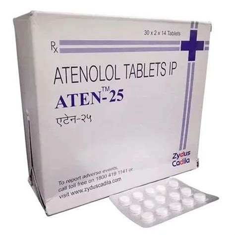 Aten 25 Mg Tablet At Rs 27 Stripe Atenolol Tablets In Nagpur ID