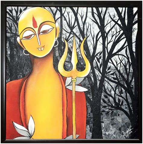 The Lexicon Art Certified Painting Atma Shakti By Artist Deepika