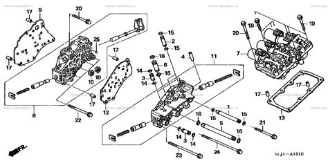 Корпус контрольного клапана для Honda Stepwgn 3 поколение 05.2005 - 10. ...