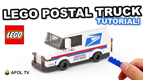 Lego Postal Delivery Truck Tutorial Learn How To Build An Easy Lego Usps Mail Delivery Truck