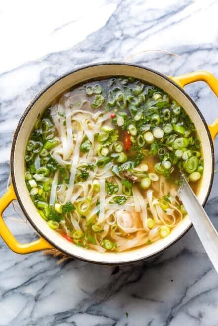 Five Spice Chicken Noodle Soup Easy Pho Recipe A Saucy Kitchen