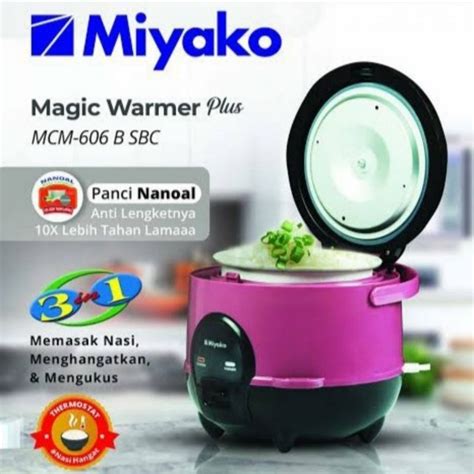 Jual MAGIC MIYAKO MCM 606 B SBC 0 6L RICE COOKER MCM MIYAKO 606B