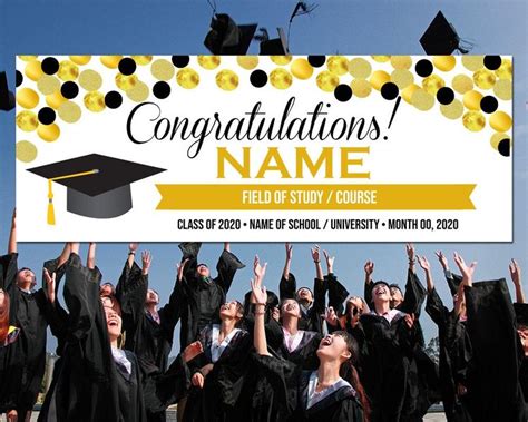 College Banner for Graduation Congratulations Banner Class - Etsy ...