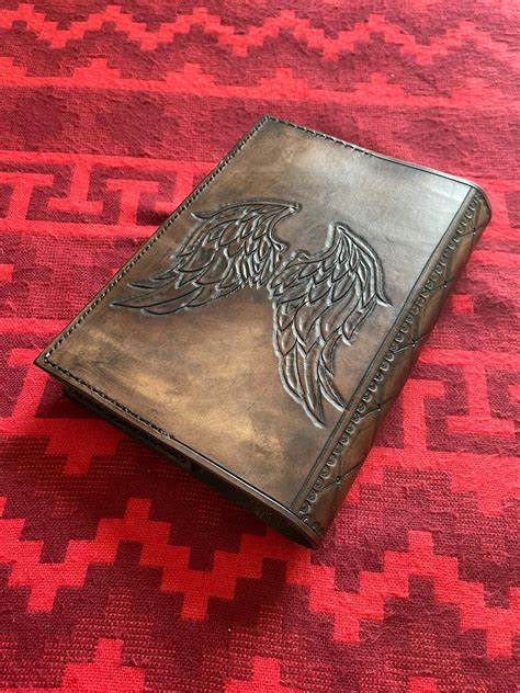 Handcrafted Leather Bible Cover - Etsy