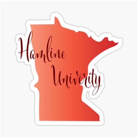 Hamline University Sticker For Sale By Tarajeanne Redbubble