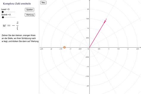 Komplexe Zahl Ermitteln Geogebra