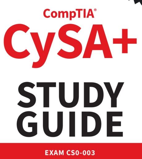 CompTIA CySA Study Guide Exam CS0 003 Easy Learning India