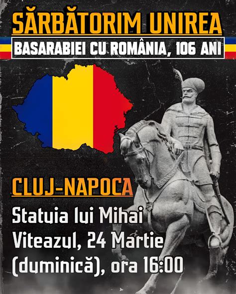 Ani De La Unirea Basarabiei Cu Rom Nia La Cluj Napoca Vino Al Turi