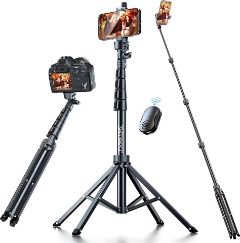 Fugetek 62 Professional Selfie Stick Quadrapod Stable 4 Leg Design