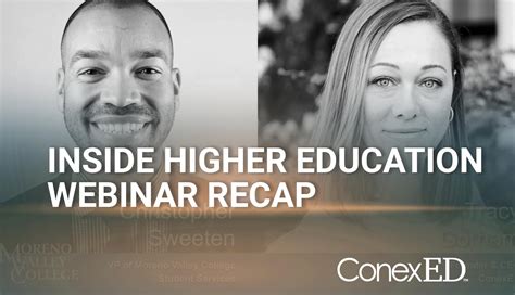 Inside Higher Ed Webinar Recap Webinar Conexed Blog