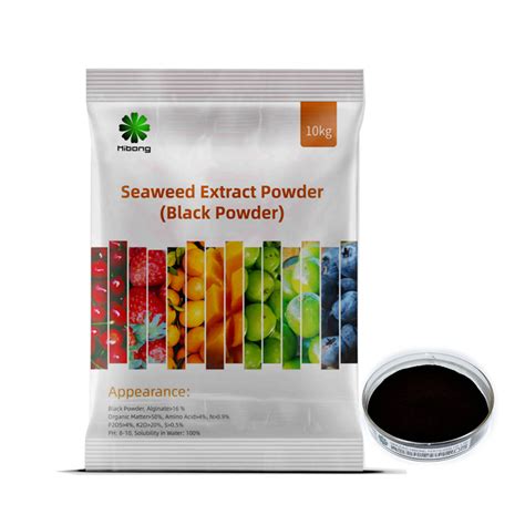 Biological Seaweed Extract Powder Organic Foliar Spray Fertilizer