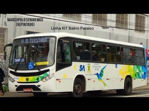 Marcopolo Senior Midi Santo Andr Repintado E Reformado Linha I