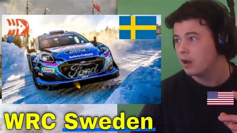 American Reacts Best Of Wrc Rally Sweden Crashes Action Pure