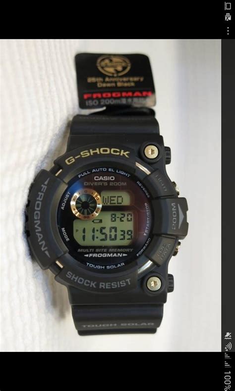 Rare 25th Anniversary Gshock Frogman Gw 225a 1jf Mobile Phones