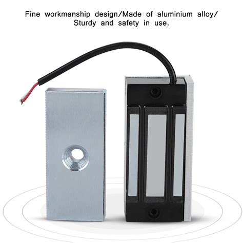 Qiilu Dc V Kg Mini Electromagnetic Lock Electronic Magnetic Door