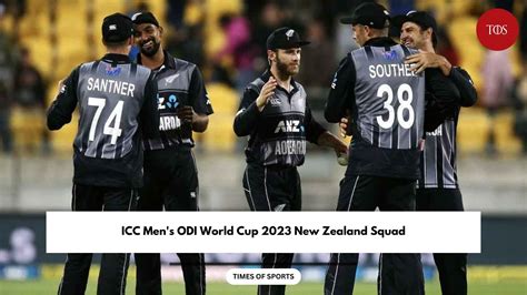 ICC Men's ODI World Cup 2023 New Zealand Squad