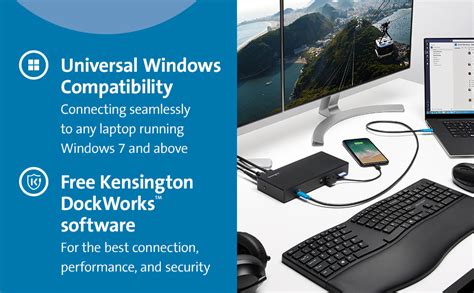 Kensington SD4850P USB C 10Gbps Dual Video Driverless 13 In 1 Docking