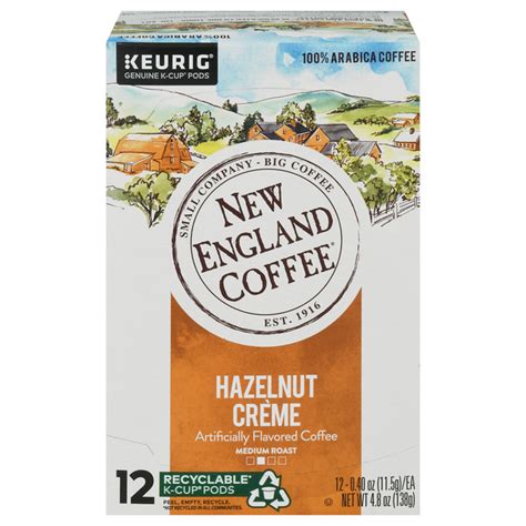 Save on New England Coffee Hazelnut Creme Medium Roast K-Cups Order ...