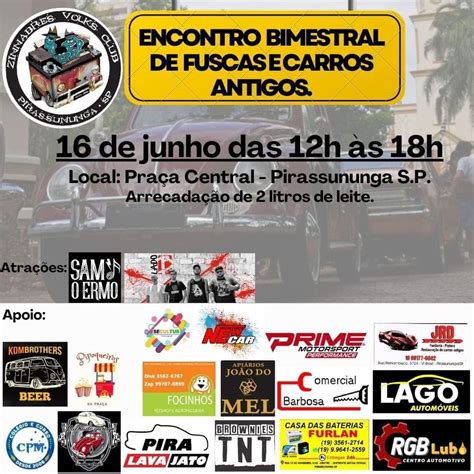 Encontro Bimestral De Fuscas E Carros Antigos Acontece No Domingo