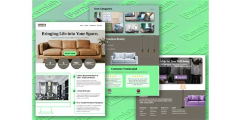 Landing Page Furniture Ui Design Figma