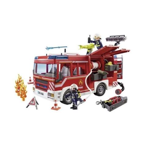 Playmobil City Action Fire Engine With Light And Sound Cxc Toys