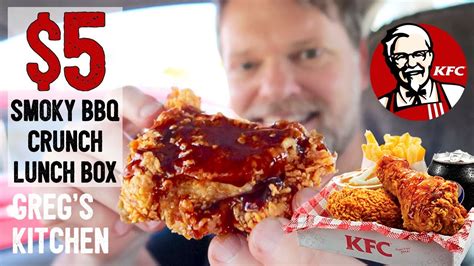 New Kfc Smoky Bbq Crunch Lunch Box Food Review Greg S Kitchen