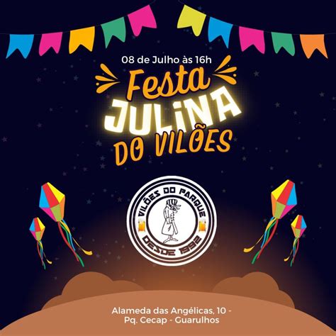 Vilões do Parque Cecap promovem Festa Julina no próximo fim de semana