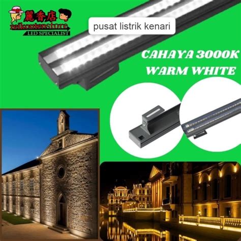 Jual Komplit Lampu Wall Washer W Led Bar W V Lampu Sorot Dinding