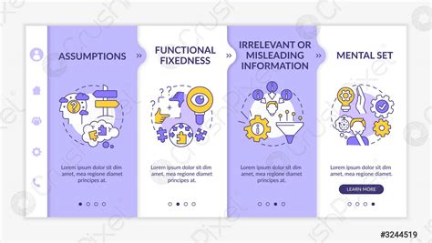 Problem Solving Obstacles Onboarding Vector Template Stock Vector 3244519 Crushpixel