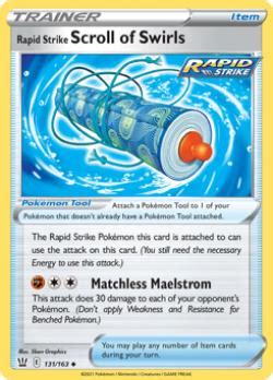 Pergaminho de Turbilhão Golpe Fluído Pokémon MYP Cards