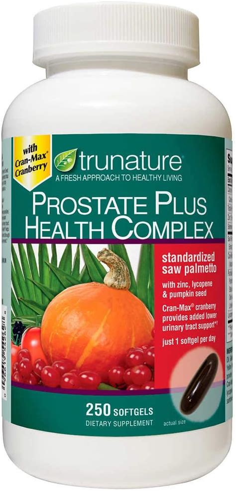 Amazon Trunature Prostate Plus Health Complex Softgels By