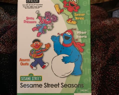 Cricut Sesame Street Seasons Cartridge Etsy