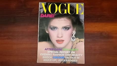 1979 April Asmr Magazine Flip Through British Vogue W Gia Carangi