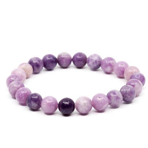 Bracelet En Pierre Naturelle De L Pidolite Bienfaits Pour La Sant Et