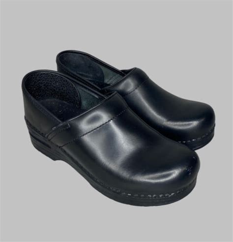 dansko leather clogs wedge - Gem