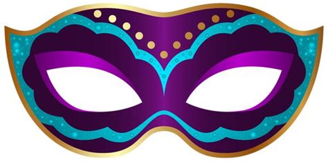 Purple Carnival Mask Png Clip Art Image Carnival Masks Clip Art