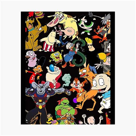 "Retro Cartoons rugrats 80s 90s tv show cartoon rockos life Classic" Photographic Print for Sale ...