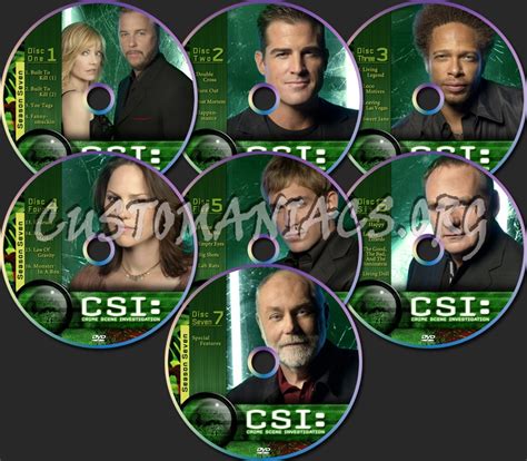 Csi Vegas Season Seven Dvd Label Dvd Covers And Labels By Customaniacs