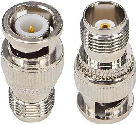 BNC Plug To TNC Female Connector 65 GHz Contact Material Silver At