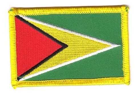 Aufnäher Patch Guyana Flaggenaufnäher Diverses Fahnenwelt